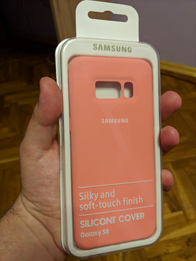 Чохол на Samsung G950 S8 рожевий