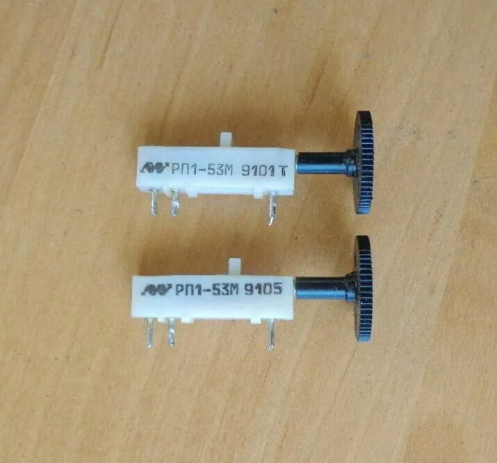 Резистор переменный многооборотный рп1-53м 0,25вт 22ком