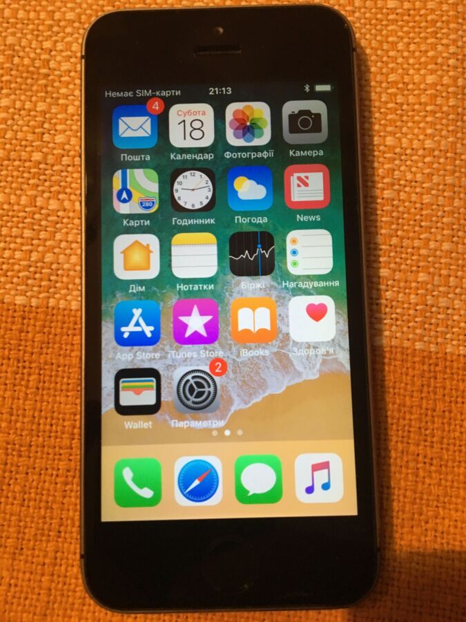 Apple Iphone 5s 16 Gb Gray неверлок з сша оригінал (айфон 5s)