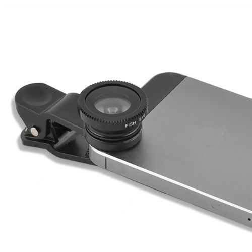 3x1 Fish Eye + широкоуг. + макро объективы для моб. телефона и камеры