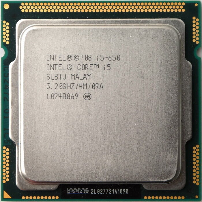 Core I5-650 Slbtj S1156