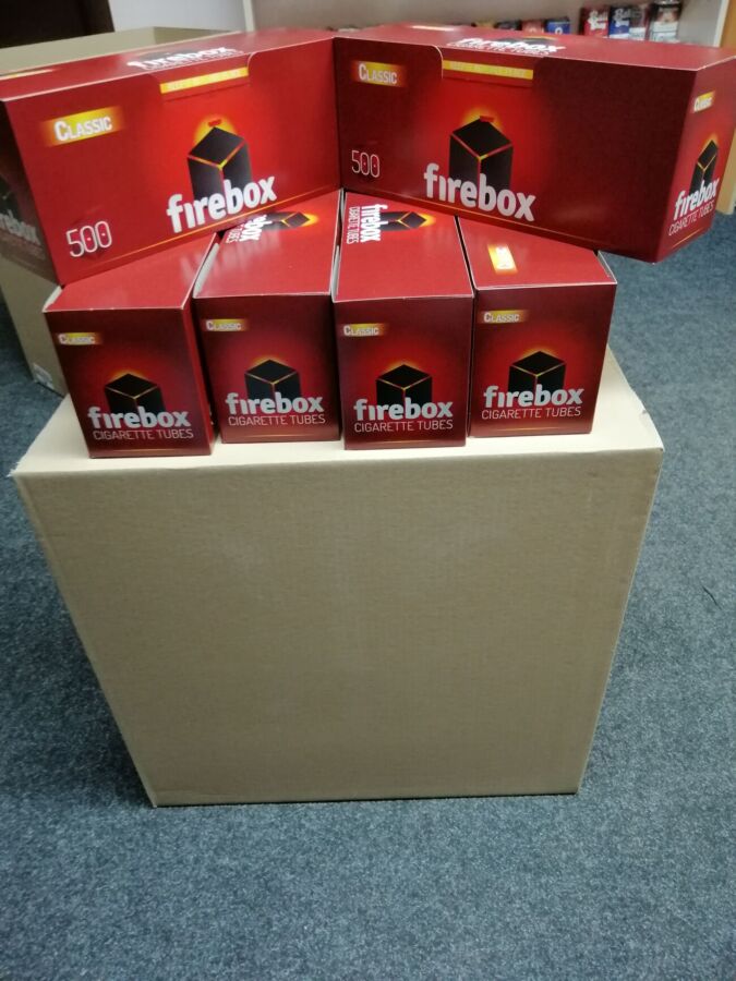 Гильзы для сигарет Firebox 500шт, сигаретные гильзы Firebox 10 000 шт