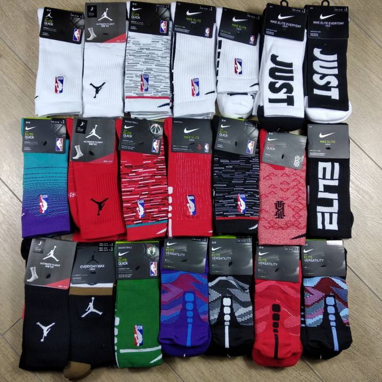 Баскетбольні шкарпетки баскетбольные носки Nike Jordan Adidas