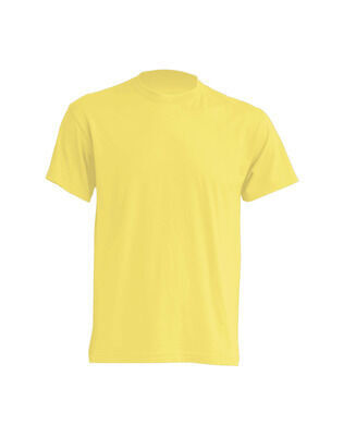 Мужская футболка, светло желтый, 100% хб