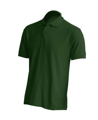 Мужская футболка поло, темно-зеленый цвет