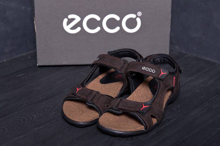 Мужские кожаные сандалии Ecco Active Drive Brown