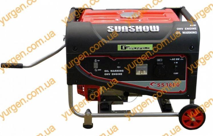 Бензиновый генератор Sunshow Ss3800 (3 квт, акционный)