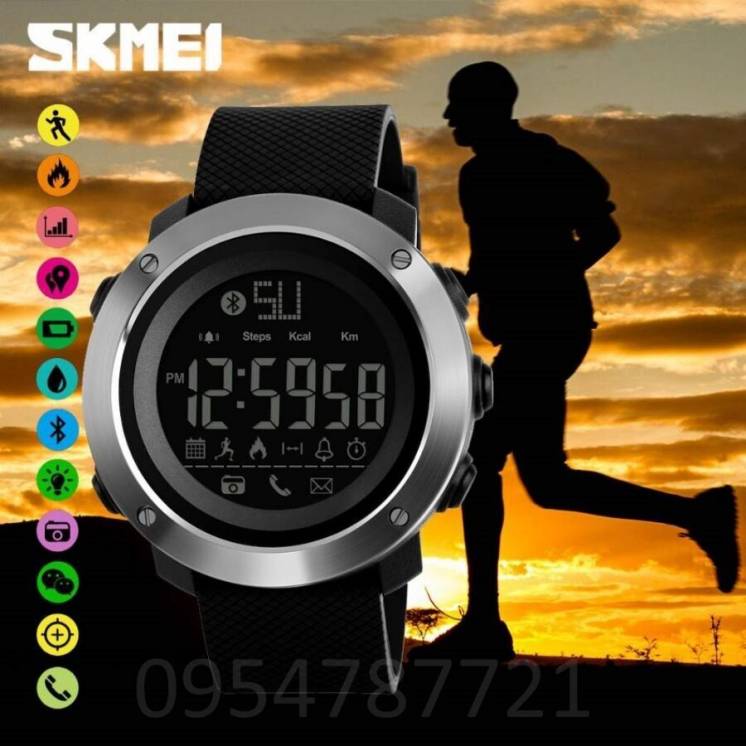 Спортивные смарт часы Skmei 1285 /1287 Smart Watch Bluetooth/2 размера