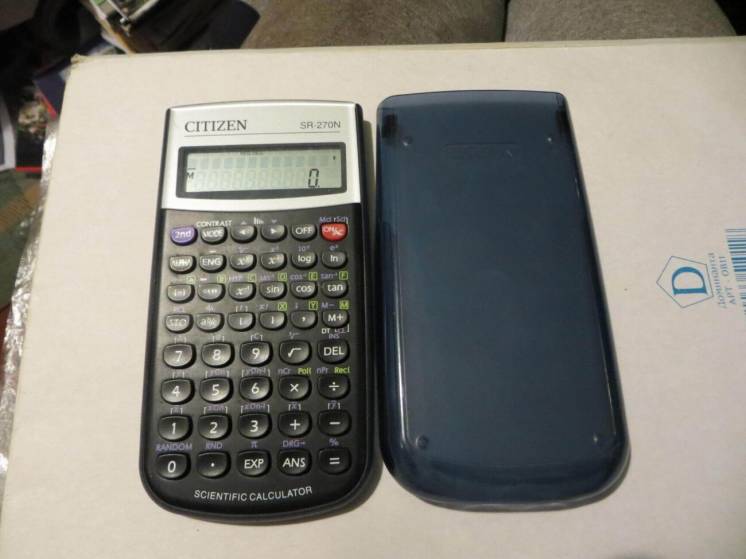 Инженерный калькулятор Citizen Sr-279n и Citizen Sds 382 рабочие