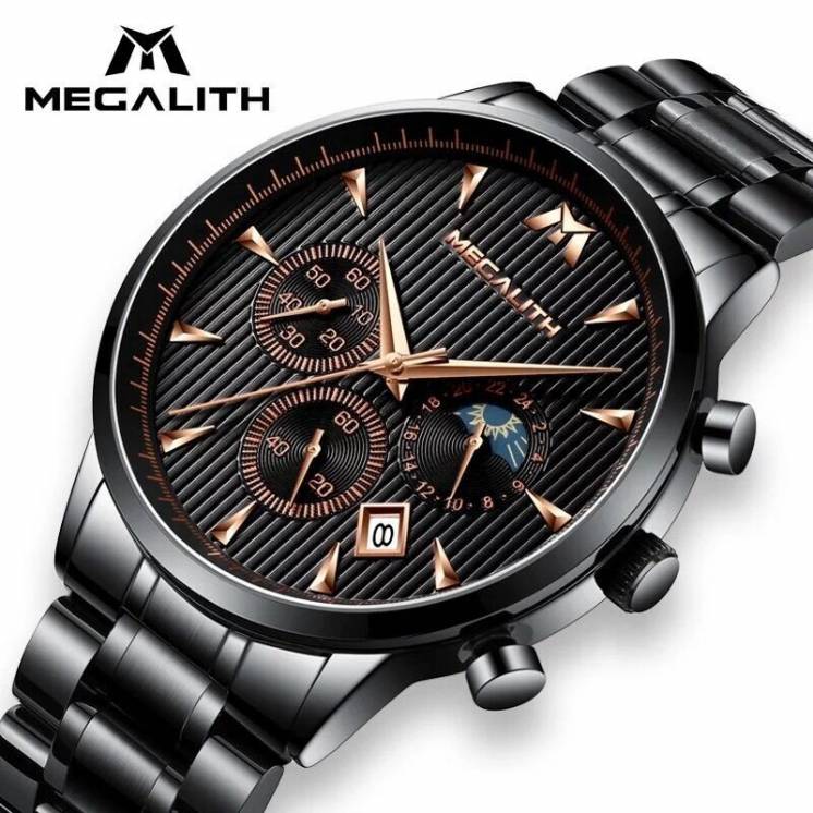 Мужские наручные часы с хронографом Megalith
