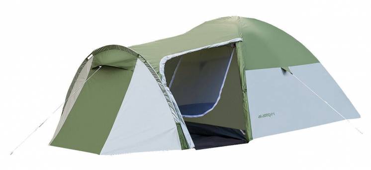 Палатка 4-х місна Acamper Monsun4 зелена - 3500мм. H2О - 4,1 кг
