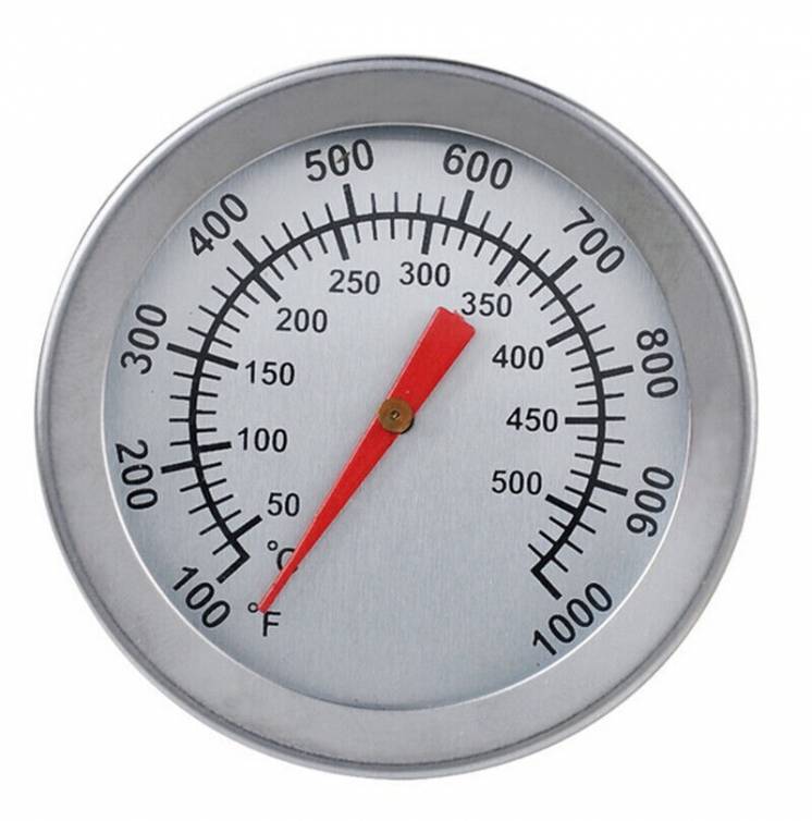 Термометр градусник для печи коптильни барбекю духовки из нержавеющей