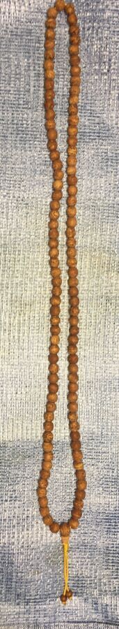 Чётки из семян дерева бодхи, 108 бусин, D~11 мм, L~56 см, бодхгая, №6