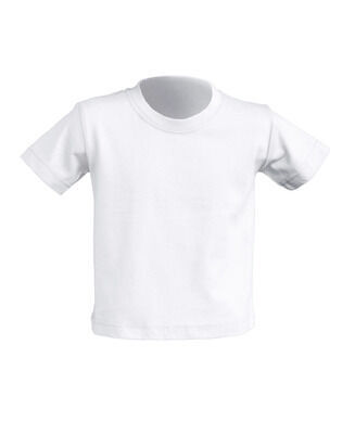 Детская футболка, белая, 0-2 года