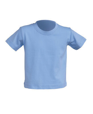 Детская футболка, голубая, 0-2 года