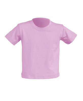 Детская футболка, розовая, 0-2 года