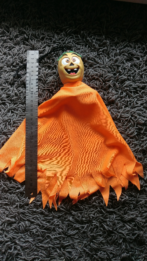 Фигурка украшение тыква на хэллоуин Halloween для декорирования декора