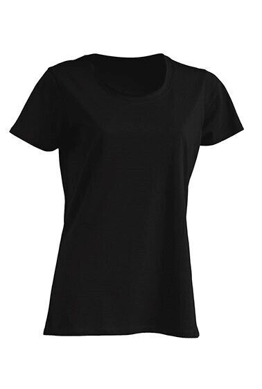 Модная женская футболка, черная