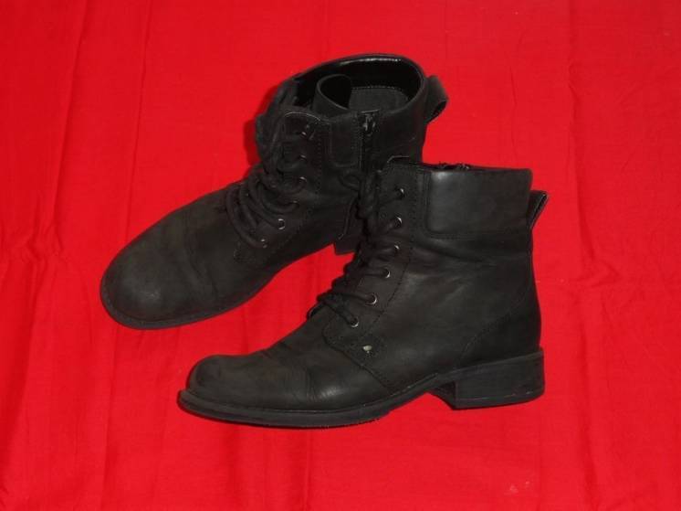 Женские ботинки «clarks» (leather натуральная кожа)
