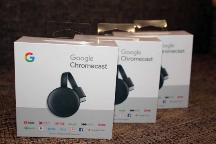 Google Chromecast 3 Gen. оригинал медиаплеер