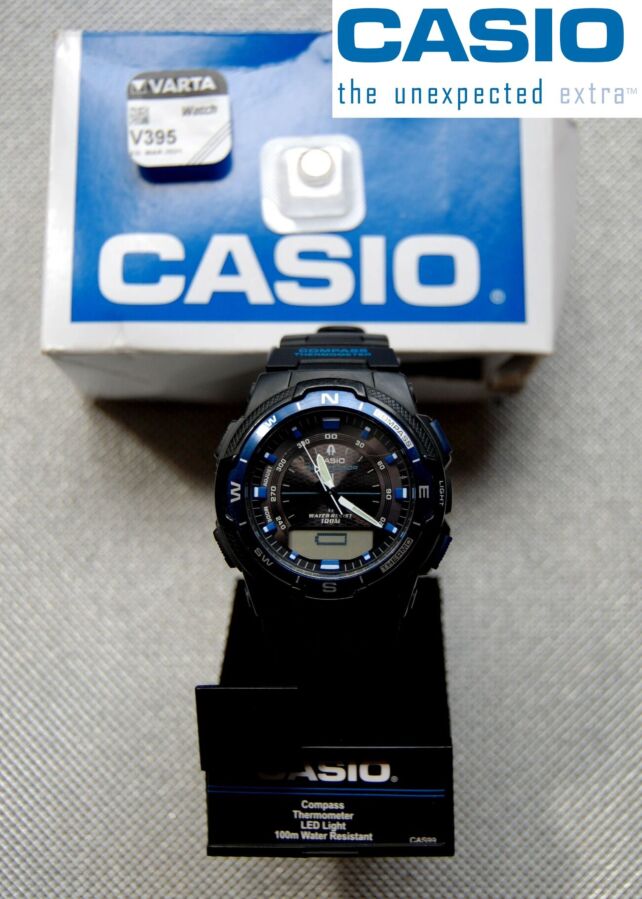 Спортивные часы с компасом Casio Sgw-500h-2bver