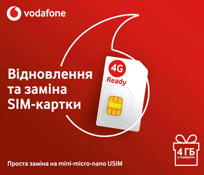 Стартовый пакет Vodafone 