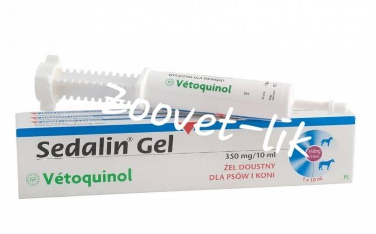 Седалин гель (sedalin Gel) седативное средство для собак и лошадей