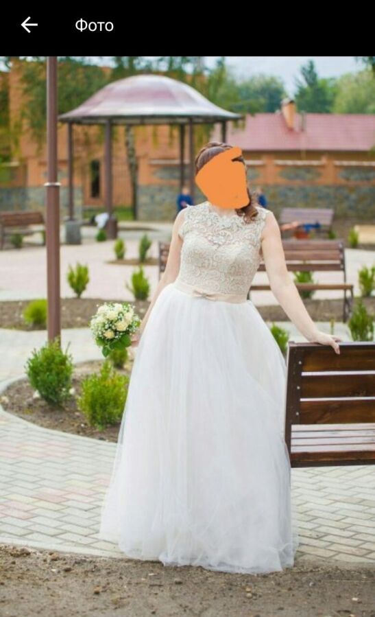 Свадебное платье в единственном экземплре шилось под заказ