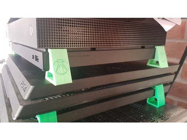 Xbox One X горизонтальная подставка /рейзер для лучшего охлаждения 4шт