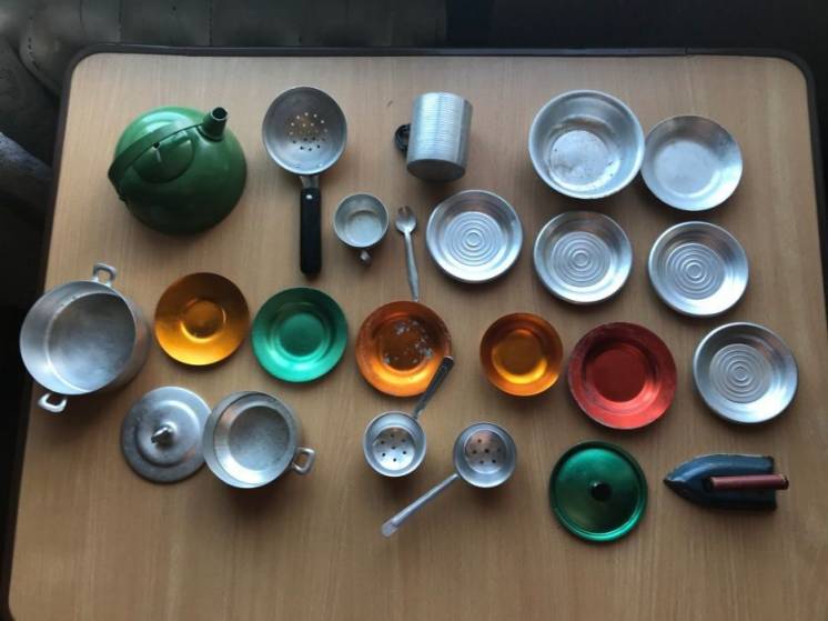 Набор детской посуды СССР