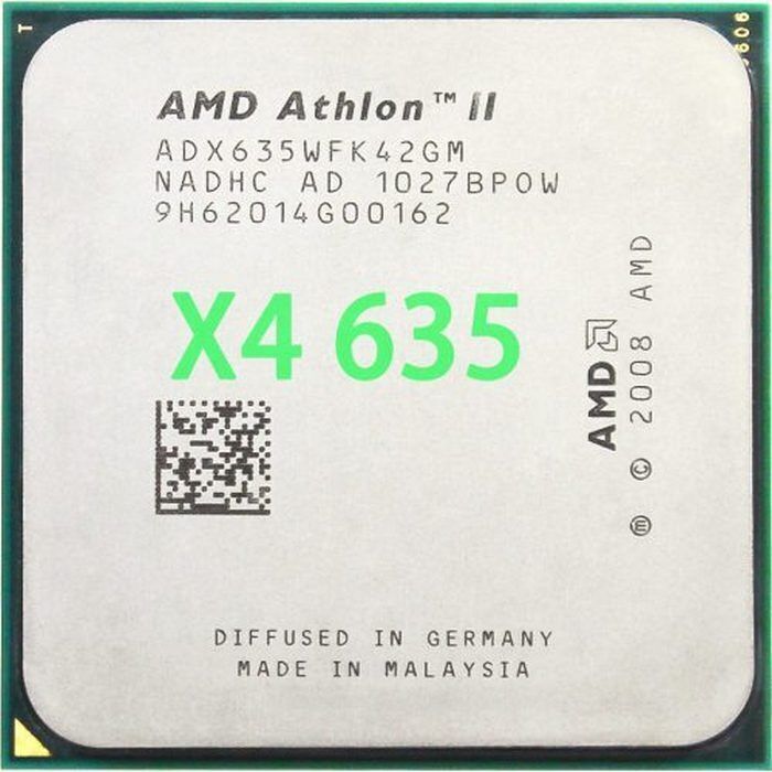 Процессор Amd Athlon Ii X4 620 x4 635 2.9ghz/2mb/ht 2000mhz Sam3
