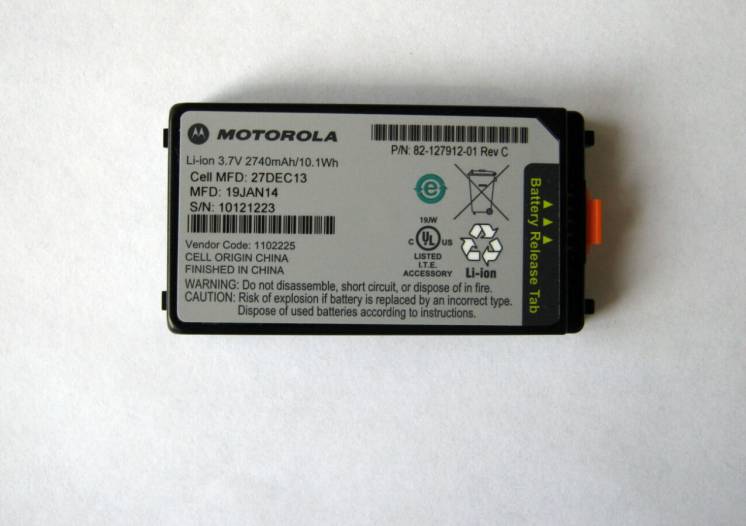 Аккумулятор Motorola Li-ion 3.7v 2740mah/10.1wh