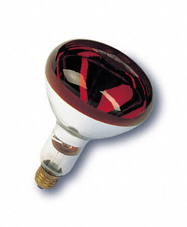 Инфракрасная лампа Tungsram Infrarubin мощностью 250 Watt.#