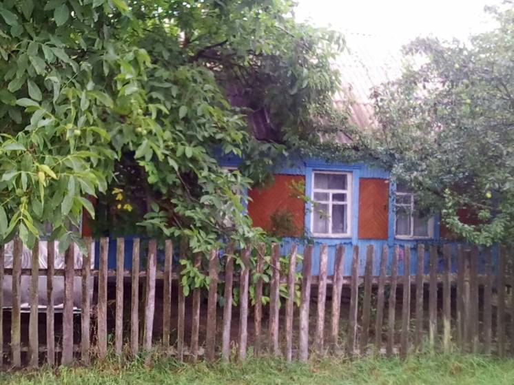 Продам деревянный дом в деревне с летней кухней и участком