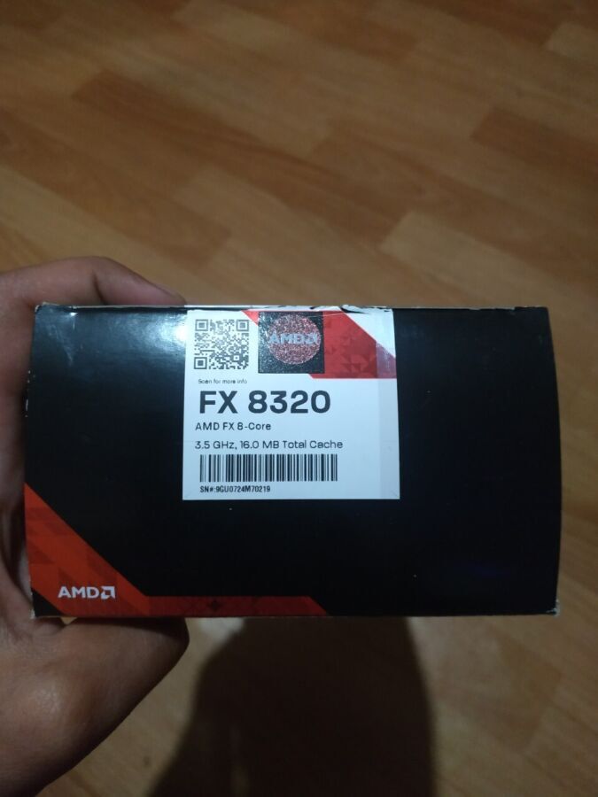 Коробка от процессора Amd Fx 8520 ( C кулером )