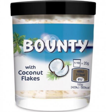 Шоколадная паста Bounty With Coconut Flakes с кокосовыми хлопьями 200г