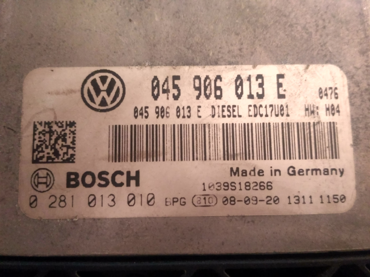 045906013e Vag 0281013010 Bosch Vw Polo 1.4 Tdi