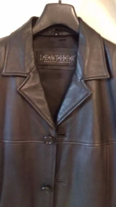 Пиджак кожаный мужской размер 46