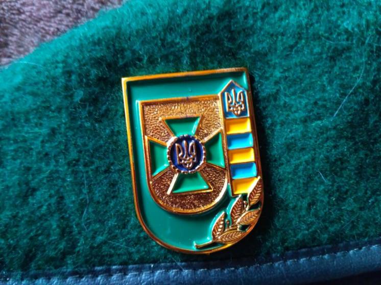 Берет пограничника зеленый шерсть кокарда пограничников украины