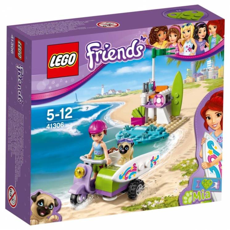 Лего френдс 41306 пляжный скутер мии, Lego Friends