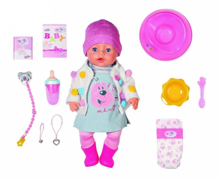 Кукла Baby Born нежные объятия стильный лук Zapf 826690