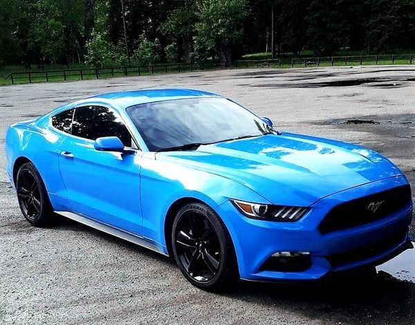 251 Ford Mustang купе голубой прокат аренда