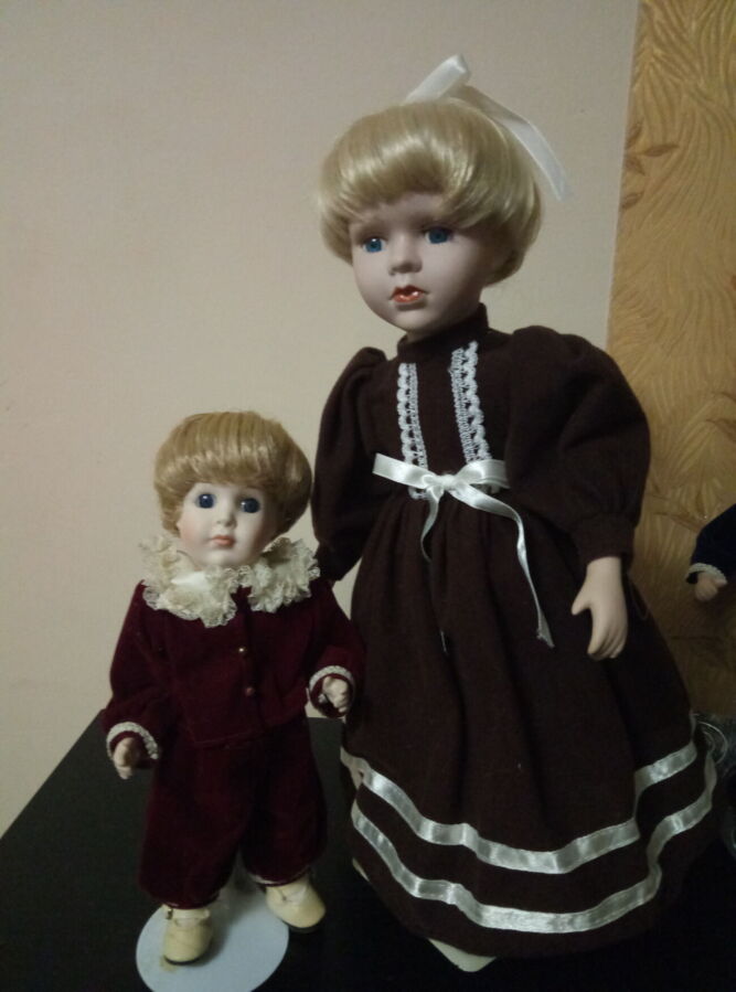 Фарфоровые ляльки куклы!