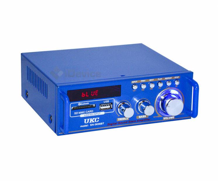 Усилитель звука Ukc Sn-3636bt Usb, Bluetooth