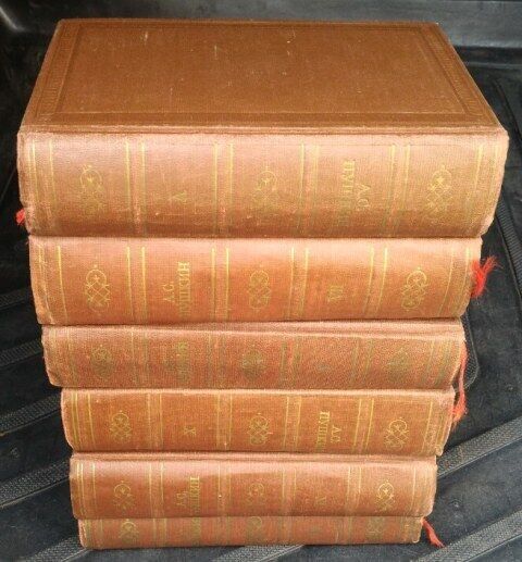 Пушкин, собрание сочинений в 10 томах, некомплект, есть 6 томов,1957-1