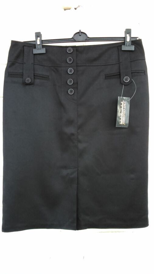 Новая юбка карандаш черная, хлопок, вискоза, нарядная. Размер 52