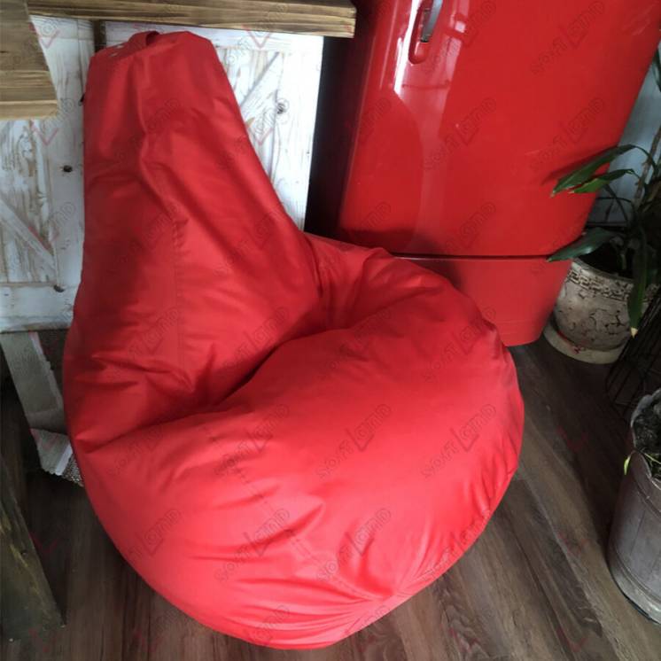 Кресло мешок (размер M). Красный. Кресло груша.