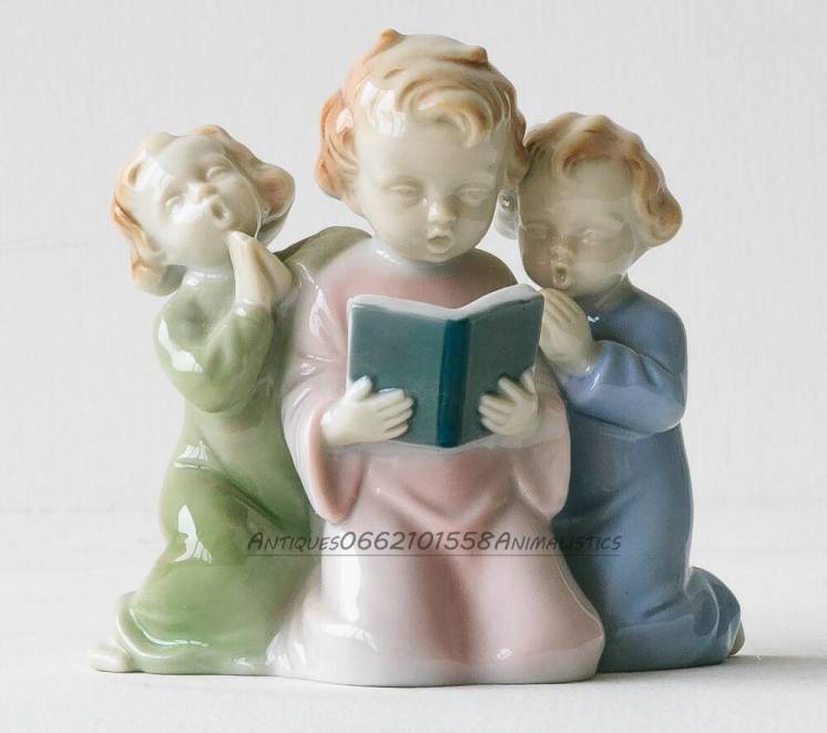 Фарфоровая статуэтка Дети Молитва Metzler & Ortloff Германия