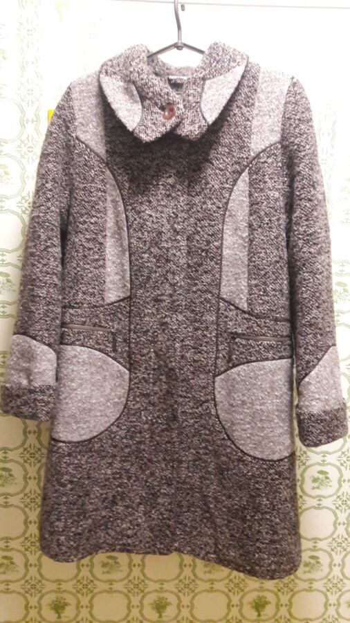 Пальто женское, кашемир, размер 54