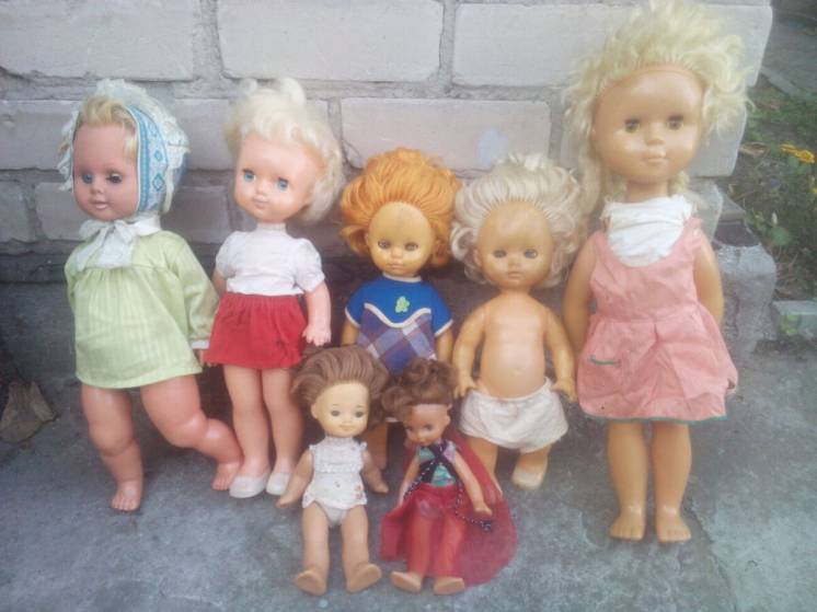 Коллекция, мегалот кукол (куклы) СССР. 1970 г.